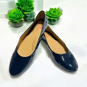 Marc Joseph New York Women's Ferris Flat Navy Blue size 10